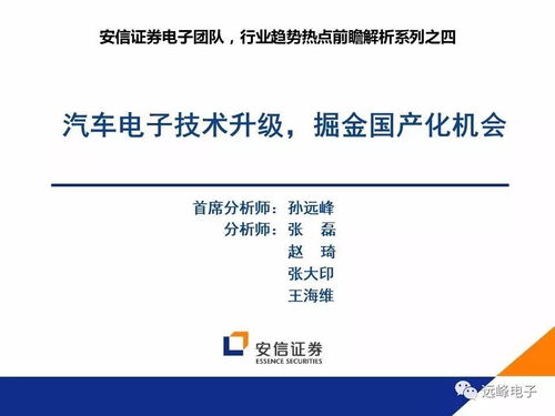 汽車電子技術(shù)升級(jí),掘金國(guó)產(chǎn)化機(jī)會(huì)